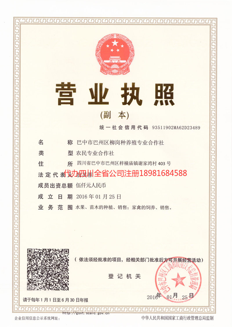 灵武灵武柳岗种养殖专业合作社